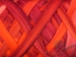 Preview: Australisches Merino Schaf Kammzug „Rotglut“ Floating Colour 100g