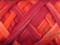 Preview: Austr. Merino Schaf Kammzug „Rotglut“ Floating Colour – Seidenmischung 100g