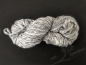Preview: Austr. Merino Kammzug - Weiß mit schwarz