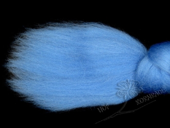 Austr. Merino combed wool - dunkleres hellblau