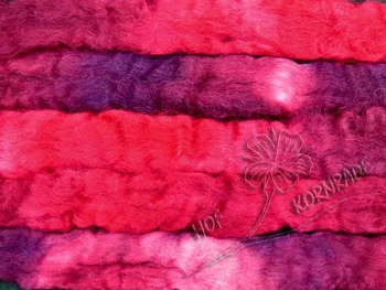 Wensleydale sheep wool „Malve“ Floating Color 50g