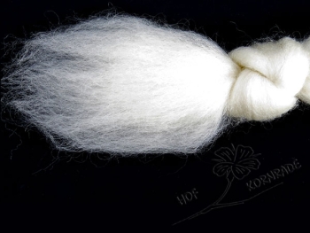 Blue Faced Leicester (BFL) - combed wool natural white, loose