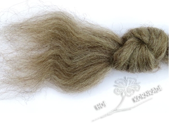 Mitteleuropäische Schafrassen - combed wool, natural grey,