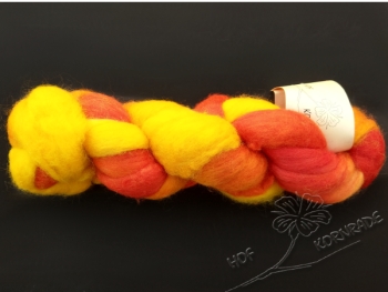 Arg. Merino "Feuer" Floating Color, combed wool, 100g - special items