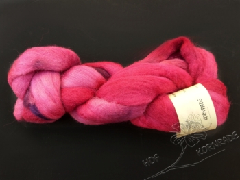 Blue Faced Leicester (BFL) "Malve" Floating Color, combed wool, 100g - special items