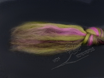 Austr. Merino - combed wool and silk 80/20 - "Torfmoos"