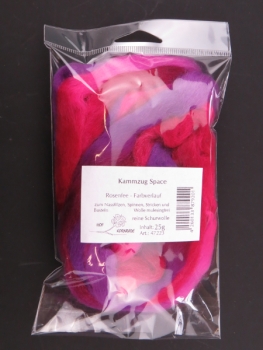 Combed wool Space "Rosenfee" - 25g packed
