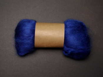 Tussah silk combed, enzian, 25g