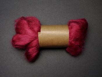 Tussah silk combed, himbeere, 25g