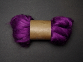 Tussah silk combed, pflaume, 25g