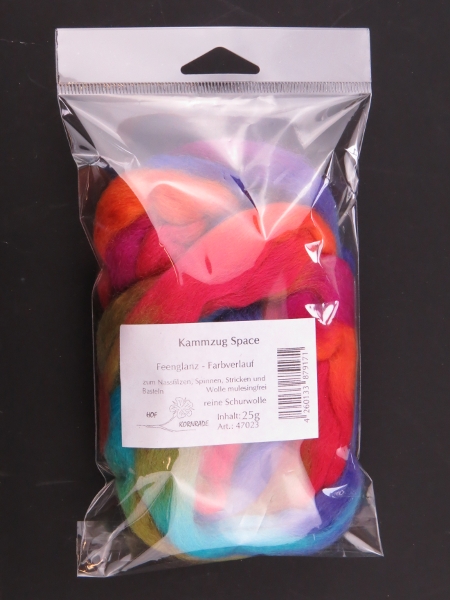 Combed wool Space "Feenglanz" 25g packed