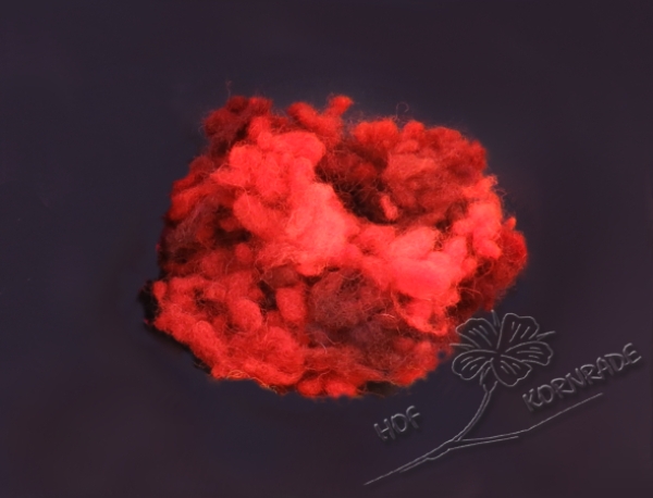 Floating Colour wool balls - "Erde" 50g