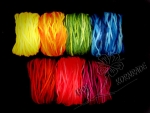 Yarn, unspun - Floating Colour Mix, 7 Colours 20g
