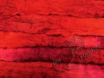 Wensleydale sheep wool „Rotglut“ Floating Color 100g