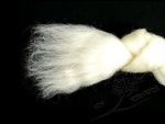 Mitteleuropäische Schafrassen- combed wool, natural white