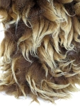 Stacks of wool Bergschaf Haselnuss with light tips long 200g